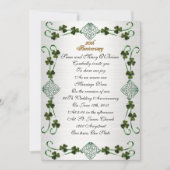 50e Jubileum gelofte vernieuwing Irish Unity knoop Kaart (Voorkant)