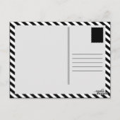 50e Jubileum (gematigde vogels) Briefkaart (Achterkant)