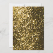 50e Jubileum Glitter Goud Kaart (Achterkant)