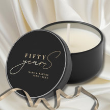50e Jubileum Gold Black voor bruiloft