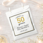 50e Jubileum Gold Cheers tot 50 jaar Bedankzakje (Geknipt)