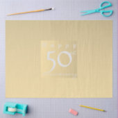 50e Jubileum Gold Color Tissuepapier (Craft)