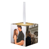 50e Jubileum Gold Diamonds Foto Keepslag Decoratie (Achter hoekig)