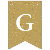 50e Jubileum Gold Dust Confetti Vlaggetjes (Tweede vlag)