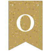 50e Jubileum Gold Dust Confetti Vlaggetjes (Derde vlag)