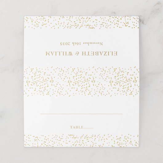 50e Jubileum Gold Dust Plaatskaartje (Buitenkant ongevouwen)