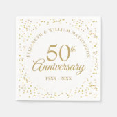 50e Jubileum Gold Dust Servet (Voorkant)