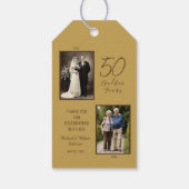 50e Jubileum Gold Favoriet Tag Cadeaulabel (Achterkant)