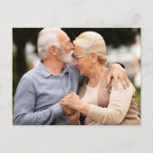 50e Jubileum Gold Foil Save the Date 2 Photo Aankondigingskaart (Achterkant)