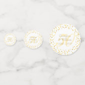 50e Jubileum Gold Hearts Confetti (Voorkanten)