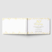 50e Jubileum Gold Hearts Confetti Gastenboek (Volledig)