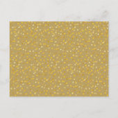 50e Jubileum Gold Hearts Confetti Uitnodiging Briefkaart (Achterkant)