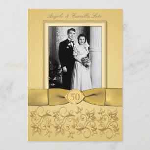 50e Jubileum Gold Invite Kaart