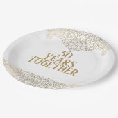 50e Jubileum Gold Lace op Bord van whitepaper (Gekanteld)