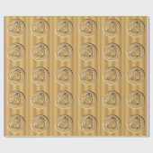 50e Jubileum Gold Medal Wrapping Paper Cadeaupapier (Vlak)