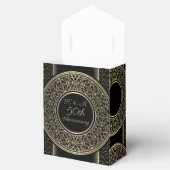 50e Jubileum Gold Medallion Tent Favor Box Bedankdoosjes (Geopend)