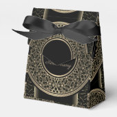 50e Jubileum Gold Medallion Tent Favor Box Bedankdoosjes (Voorkant Zijde)