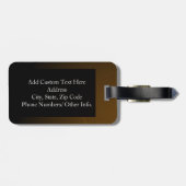 50e Jubileum | Gold Script Bagagelabel (Achterkant horizontaal)