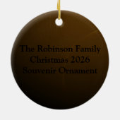 50e Jubileum | Gold Script Keramisch Ornament (Achterkant)