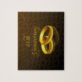 50e Jubileum | Gold Script Legpuzzel (Verticaal)