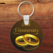 50e Jubileum | Gold Script Sleutelhanger (Voorkant)