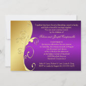 50e Jubileum Gold Scroll met Paars Kaart (Achterkant)