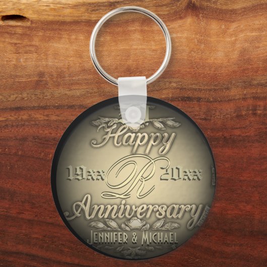 50e Jubileum Gold Sleutelhanger (Voorkant)