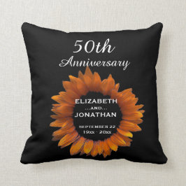 50e Jubileum Gold Sunflower A01L Kussen