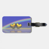 50e Jubileum Golden Hearts Bagagelabel (Achterkant horizontaal)