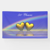 50e Jubileum Golden Hearts Banner (Horizontaal)