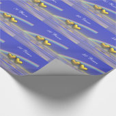 50e Jubileum Golden Hearts Cadeaupapier (Hoek)