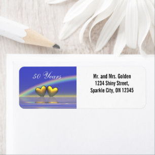 50e Jubileum Golden Hearts Etiket