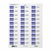 50e Jubileum Golden Hearts Etiket (Full Sheet)
