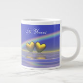 50e Jubileum Golden Hearts Grote Koffiekop (Rechts)