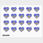 50e Jubileum Golden Hearts Hart Sticker (Vel)