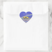 50e Jubileum Golden Hearts Hart Sticker (Tas)