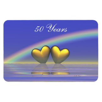 50e Jubileum Golden Hearts Magneet