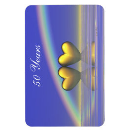 50e Jubileum Golden Hearts Magneet