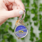 50e Jubileum Golden Hearts Sleutelhanger (Hand)