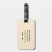 50e Jubileum gouden bruiloft Jubileum tas Bagagelabel (Achterkant verticaal)