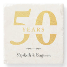 50e jubileum gouden huwelijkscadeau gepersonalisee
