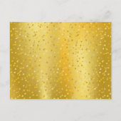 50e Jubileum Goudfolie Bewaar de datum Foto Aankondigingskaart (Achterkant)