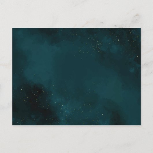 50e Jubileum Groene Bruiloft De Datumkalender Aankondigingskaart (Achterkant)