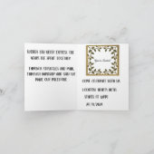 50e Jubileum  hart gevouwen uitnodiging (Binnen)