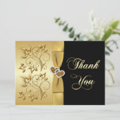 50e Jubileum Hartelijk dank 2 FOTO-kaart Bedankkaart (Staand voorkant)