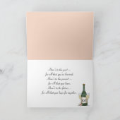 50e Jubileum hortensia boeket Kaart (Binnen)