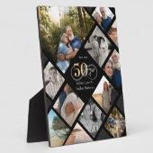 50e Jubileum Infinity Love Fotocollage Gift Fotoplaat (Zijkant)