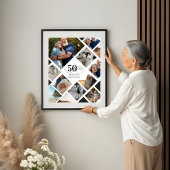 50e Jubileum Infinity Love Fotocollage Gift Poster