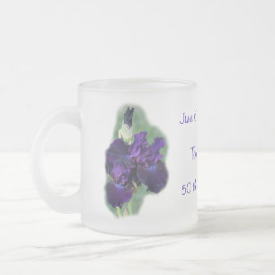 50e Jubileum Iris Mok, beker- verandering naar wen Matglas Koffiemok