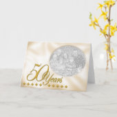 50e Jubileum Kaart (Gele Bloem)